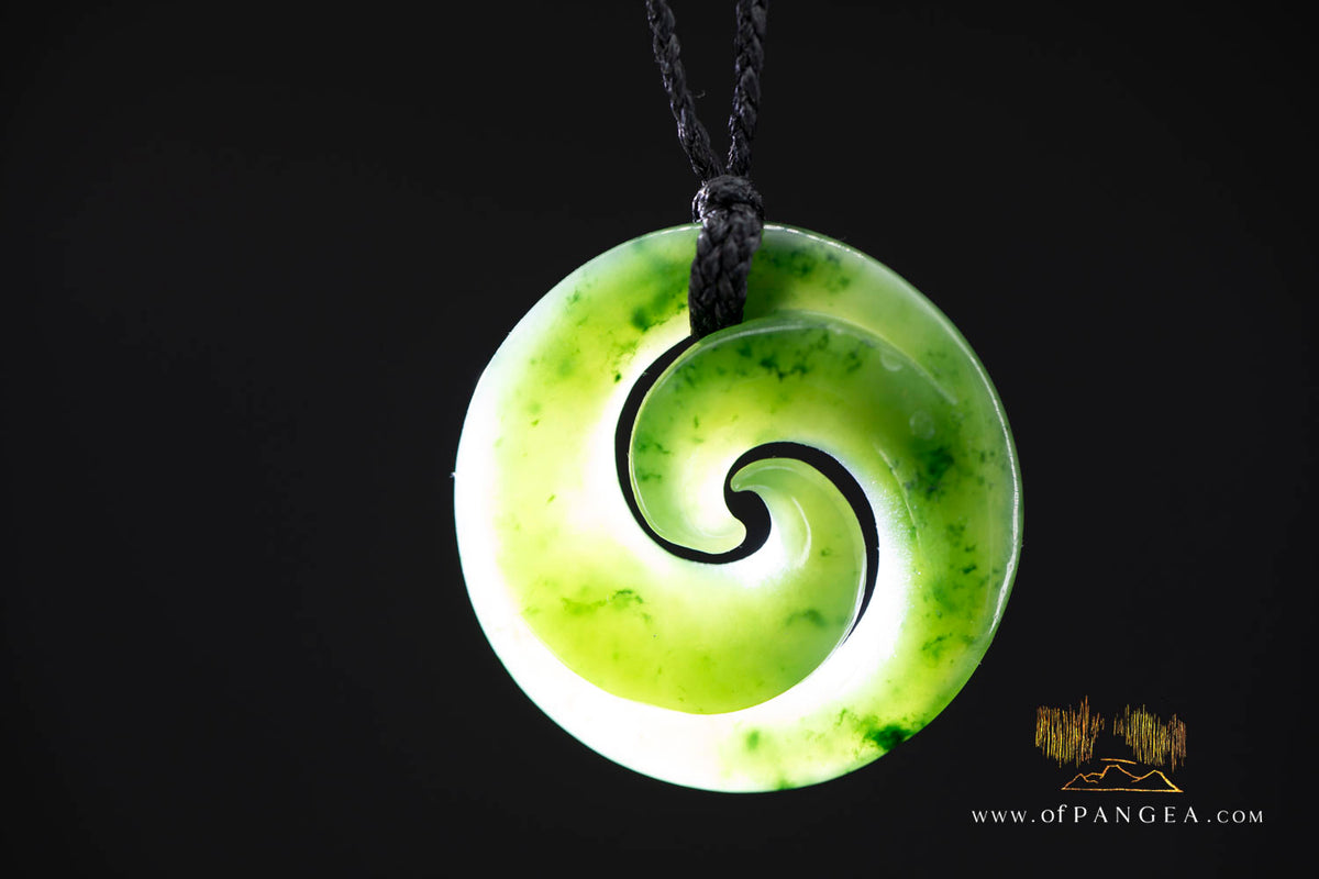 Double Koru - Large British Columbian Nephrite Jade