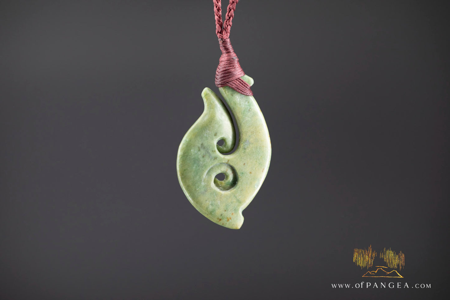 Hei Matau Hook || Raukaraka Pounamu Nephrite Jade || Aotearoa New Zealand || JF1074
