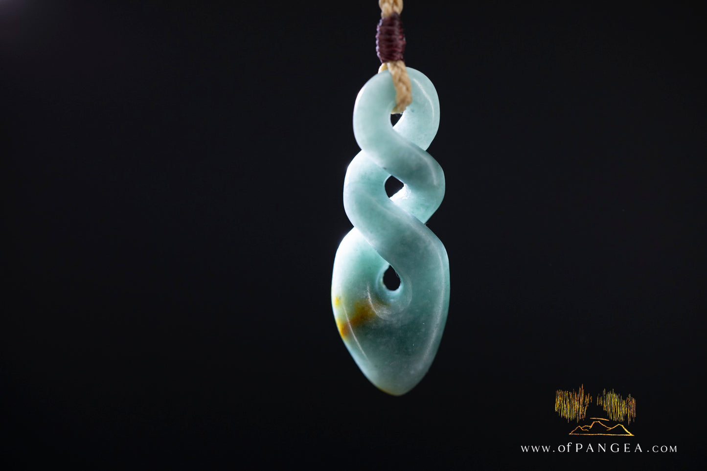 Pikorua double twist - Guatemalan princesa jadeite - AAA || JF1360