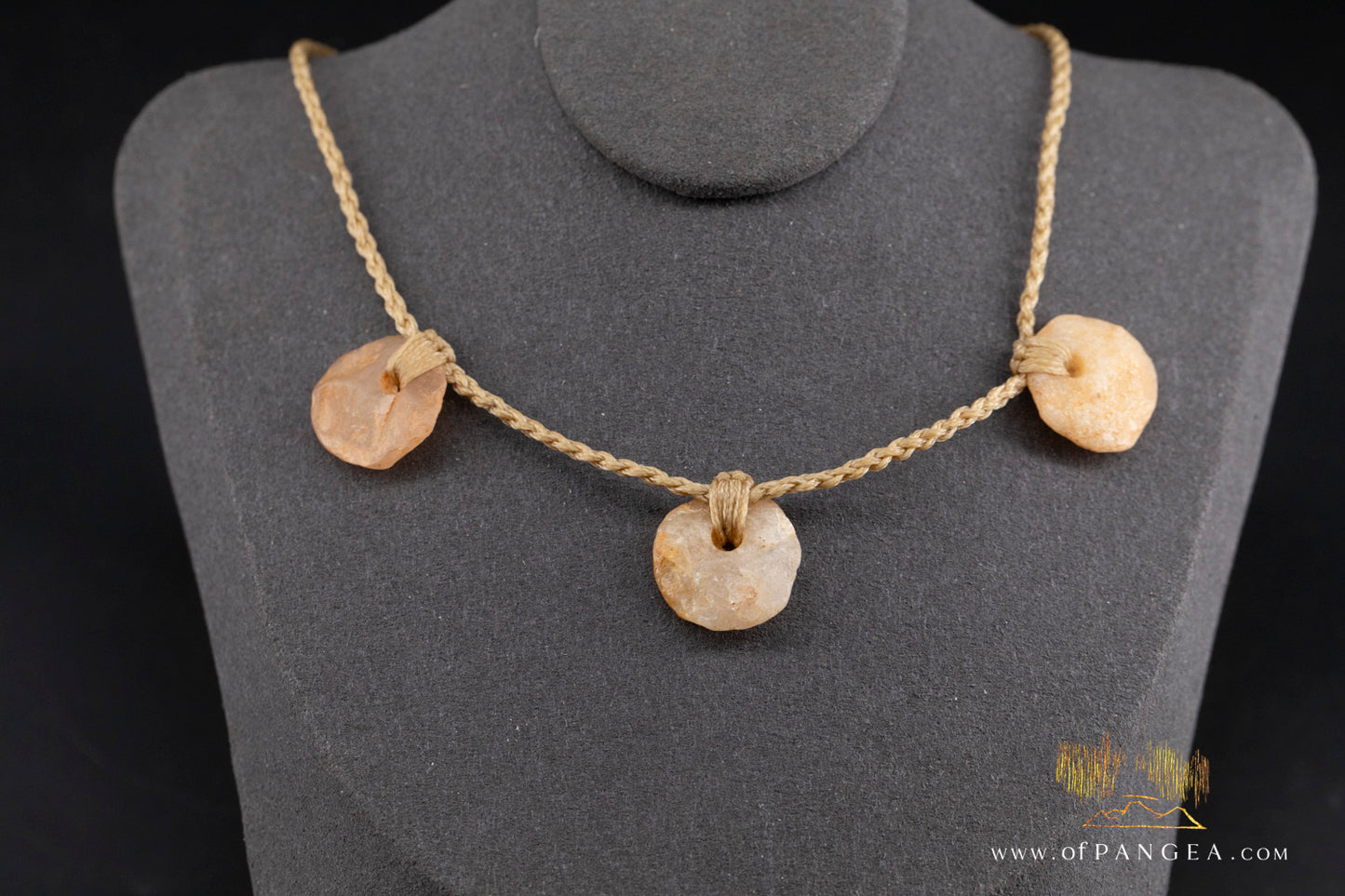 Neolithic bead trio necklace - 4,000 - 7,000 years old || Sahara Desert || JF1404