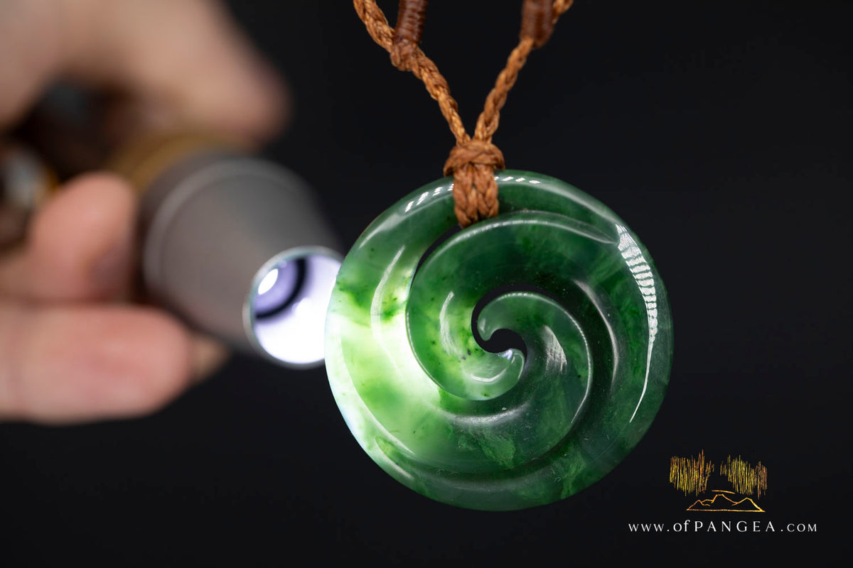 Double Koru - Large British Columbian Nephrite Jade || JF1750