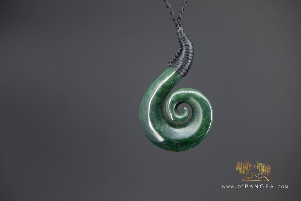 Koru matau - British Columbian Nephrite Jade || JF1752
