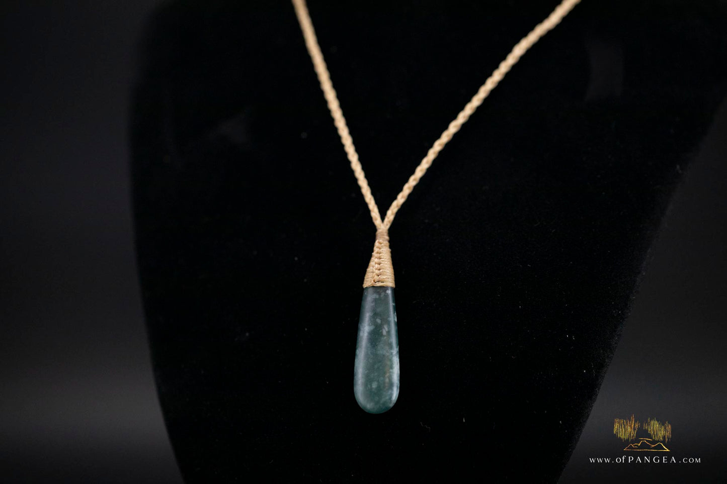 Teardrop Roimata - Guatemalan Princesa Jadeite Necklace || JF672