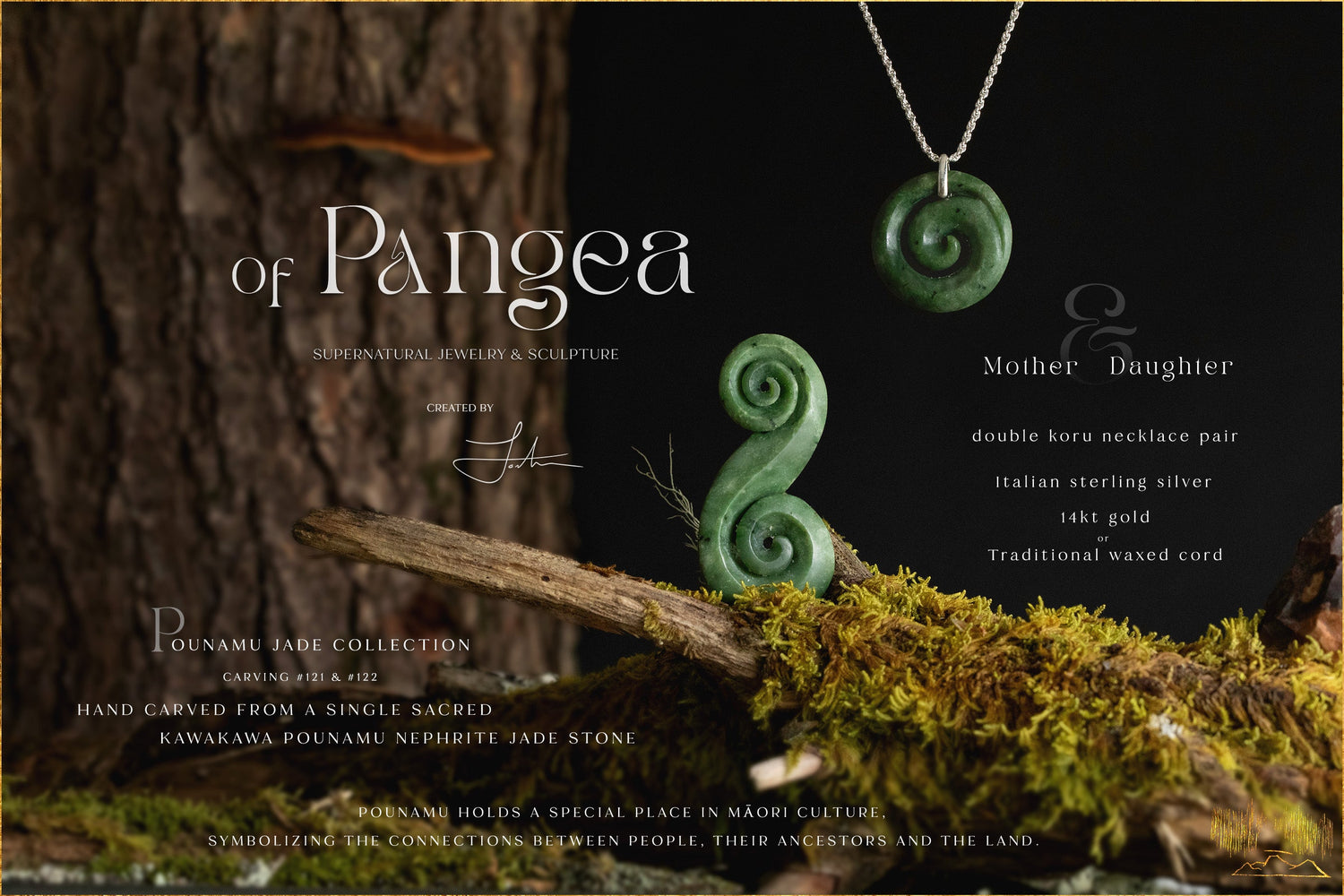 Pounamu Greenstone (Nephrite Jade & Tangiwai Bowenite from New Zealand)