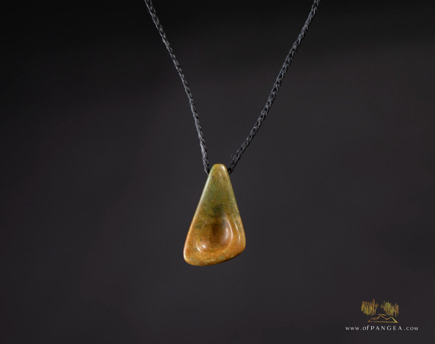 Raukaraka Pounamu touchstone necklace - Flower Jade Pendant Nephrite - New Zealand