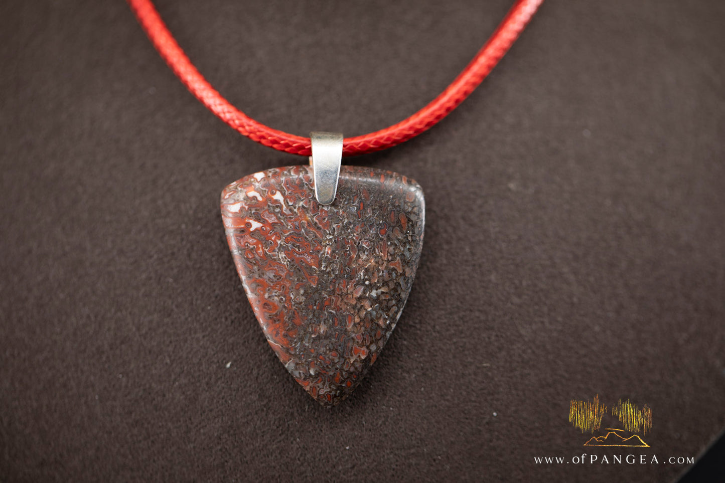 Dinosaur gembone necklace || JF1062