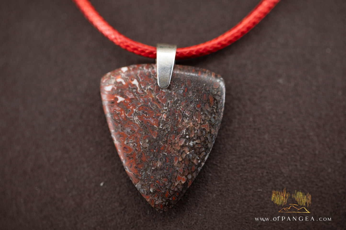 Dinosaur gembone necklace || JF1062