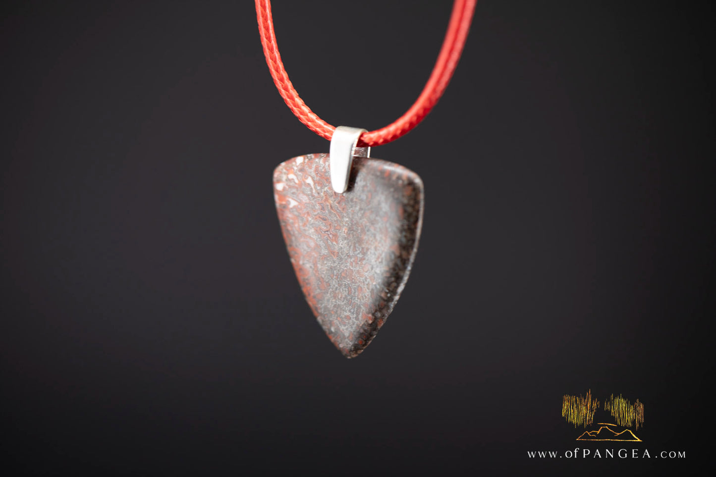 Dinosaur gembone necklace || JF1062