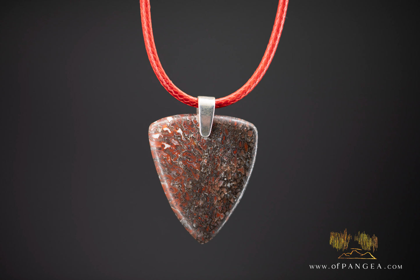 Dinosaur gembone necklace || JF1062