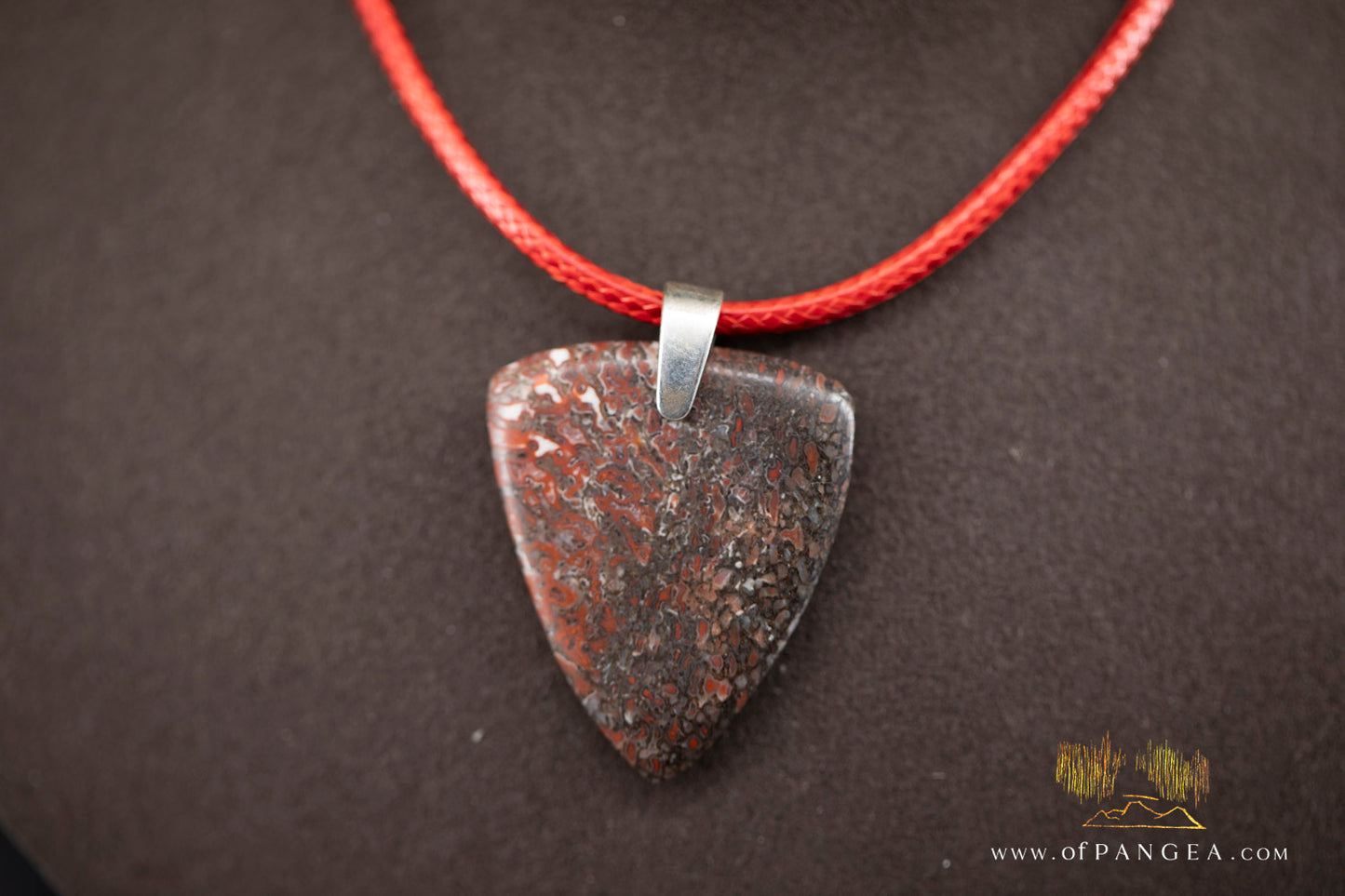Dinosaur gembone necklace || JF1062