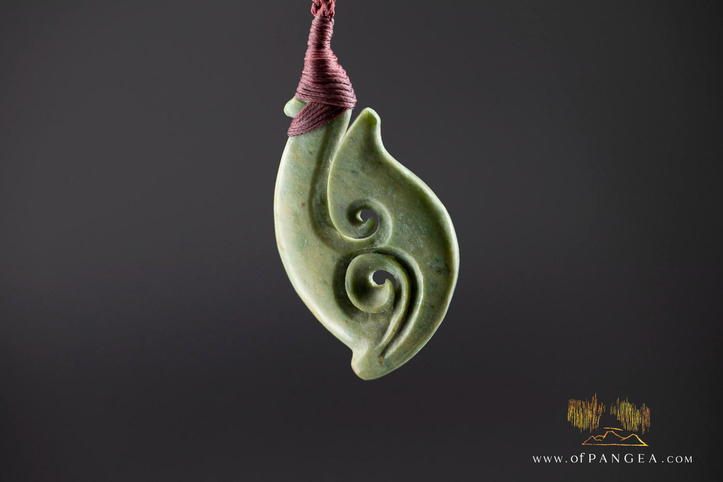 Hei Matau Hook || Raukaraka Pounamu Nephrite Jade || Aotearoa New Zealand || JF1074