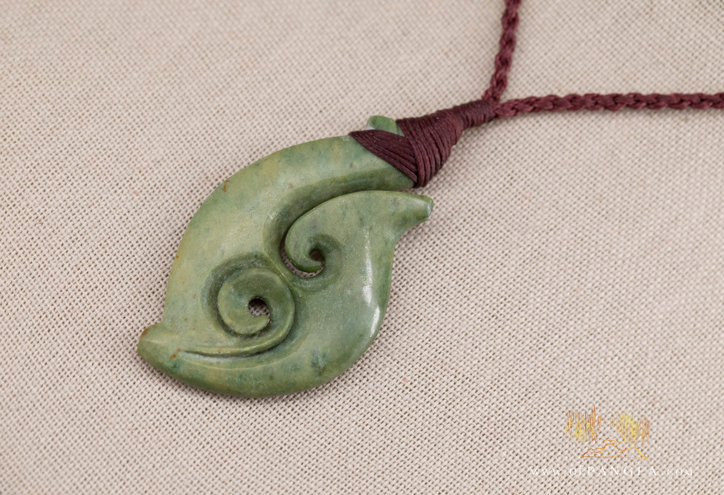 Hei Matau Hook || Raukaraka Pounamu Nephrite Jade || Aotearoa New Zealand || JF1074