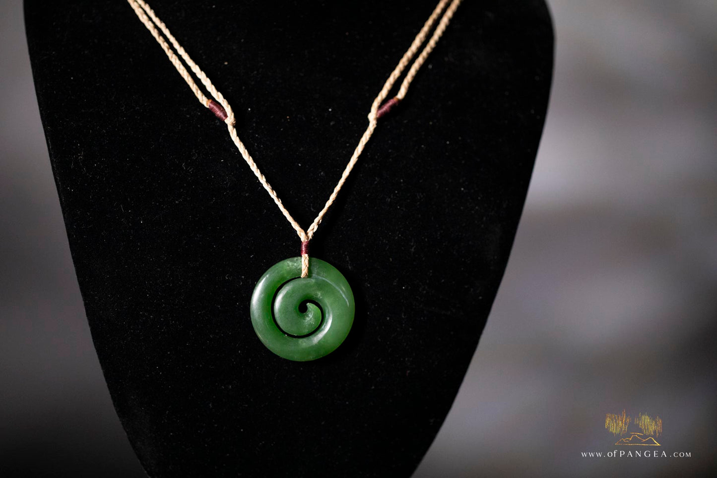 Koru carved from Kahurangi Pounamu Nephrite Jade - Grade AAA