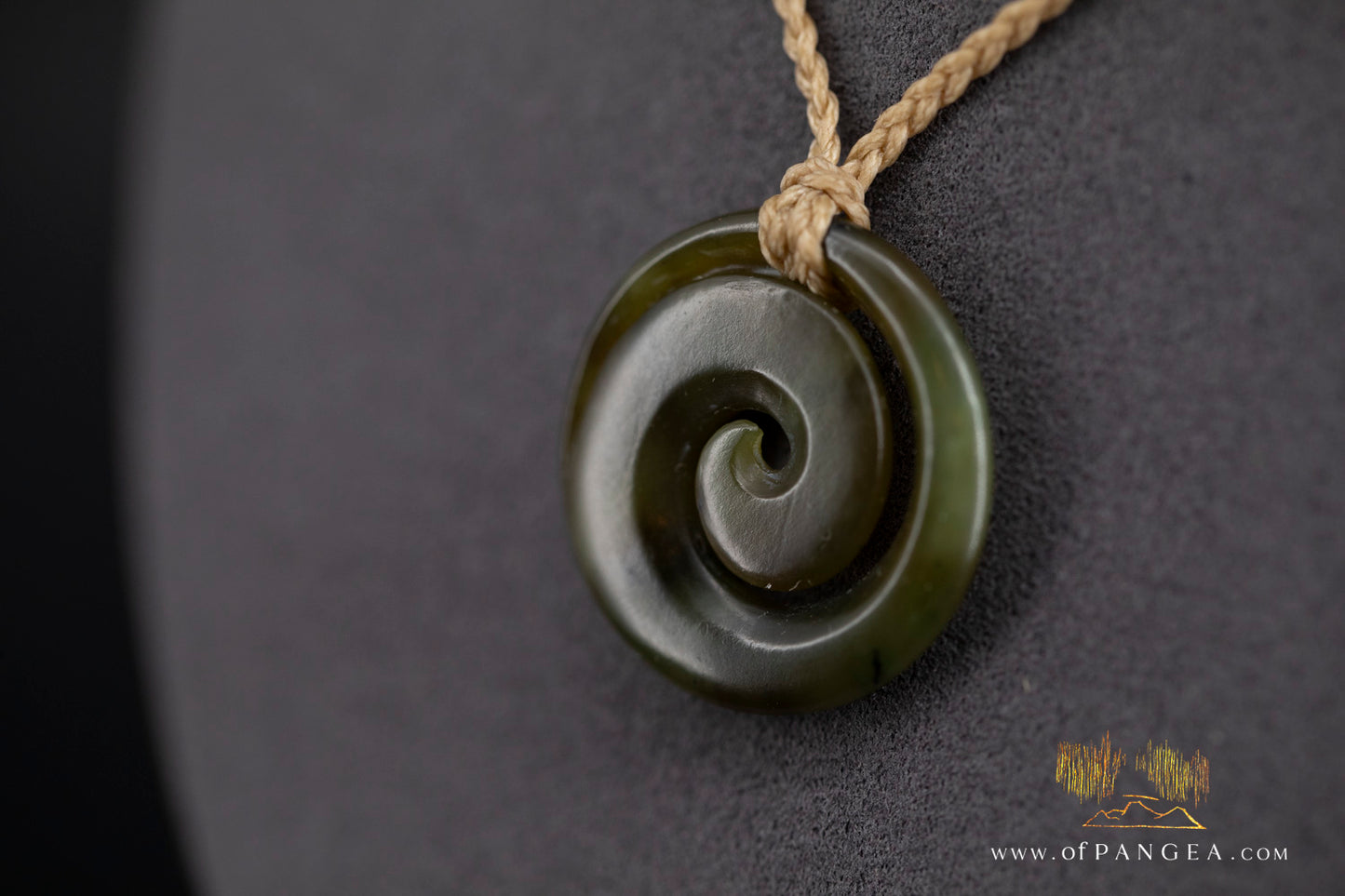 Koru - Siberian Nephrite Jade Necklace  || JF1333
