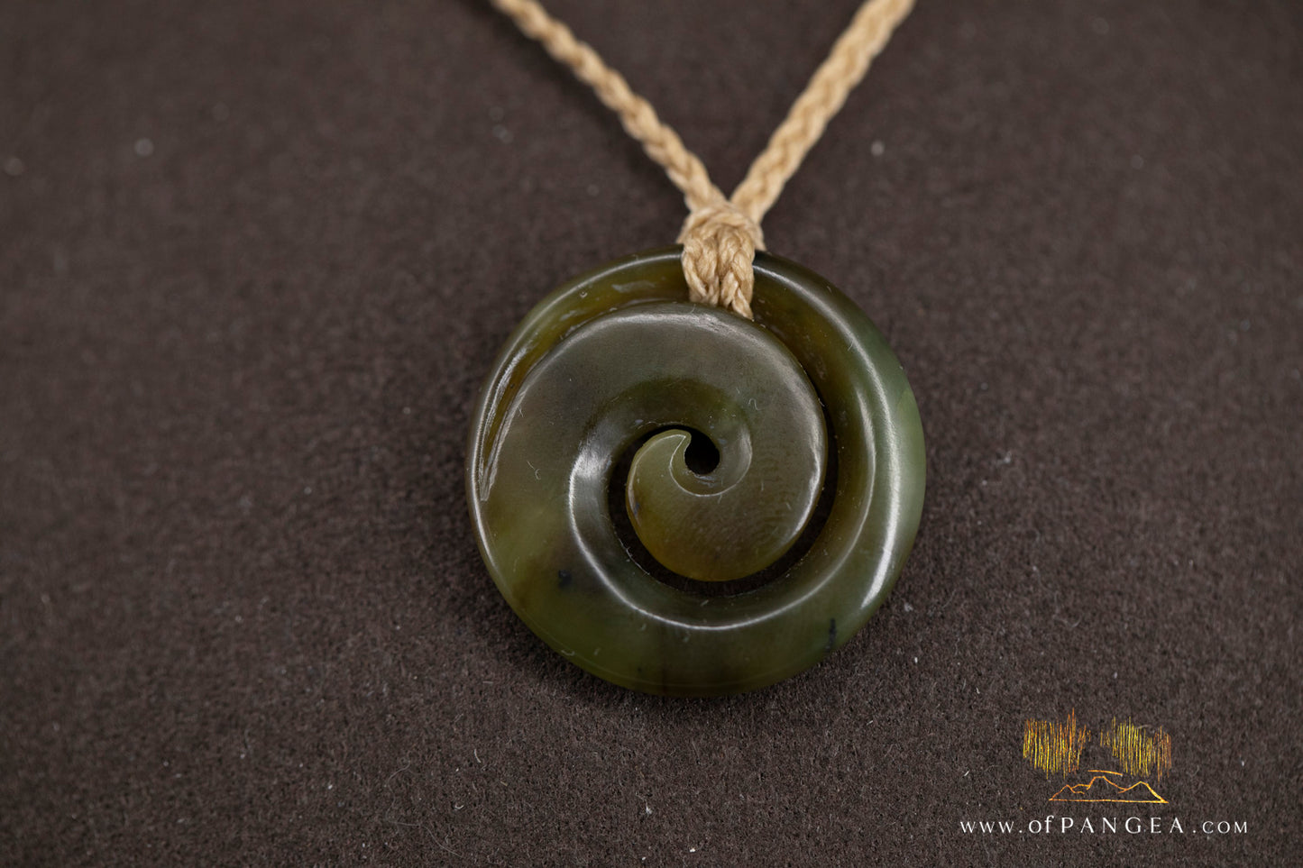 Koru - Siberian Nephrite Jade Necklace  || JF1333