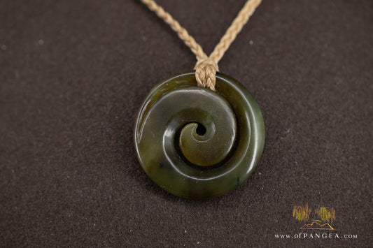 Koru - Siberian Nephrite Jade Necklace  || JF1333