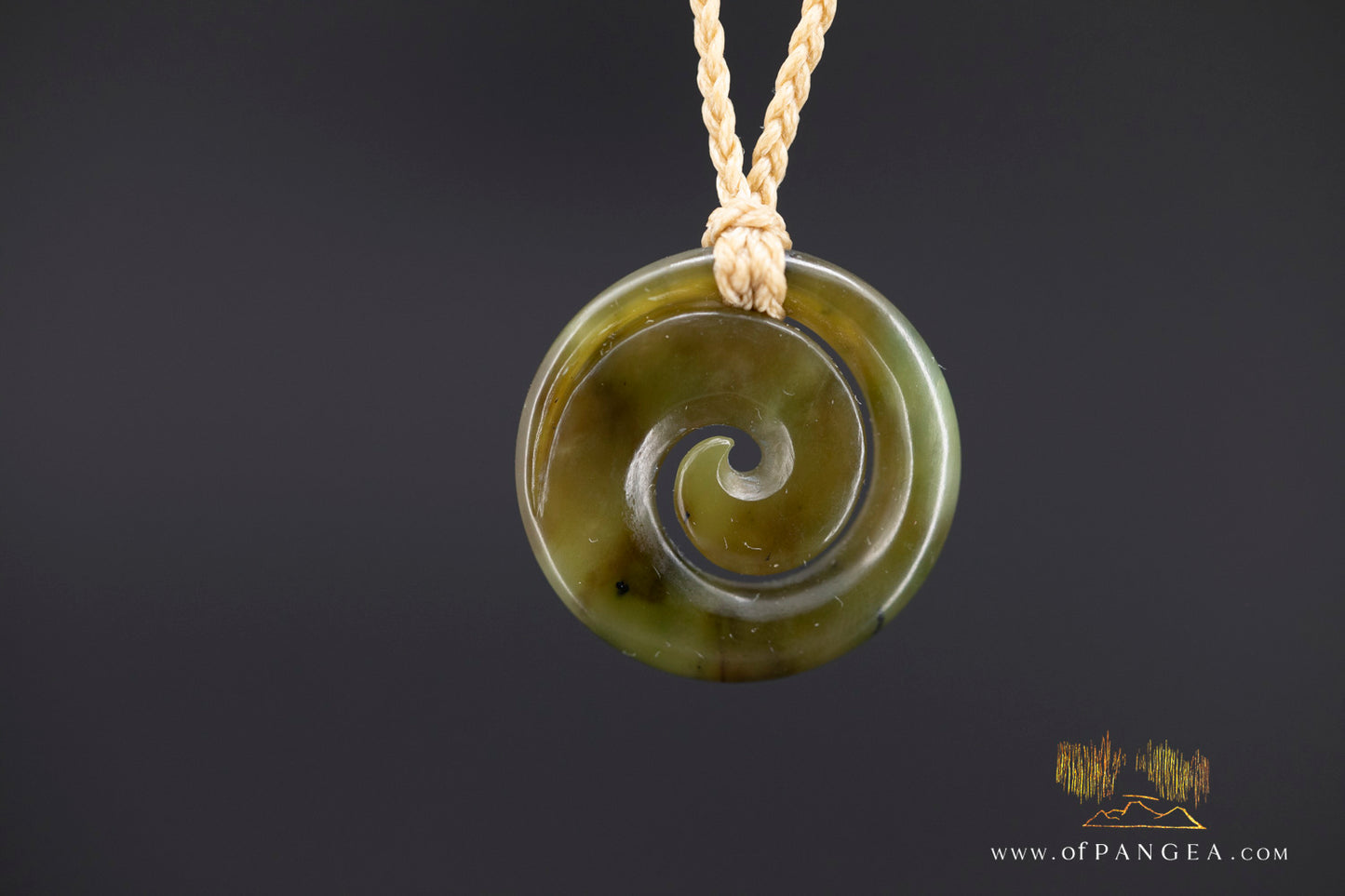 Koru - Siberian Nephrite Jade Necklace  || JF1333