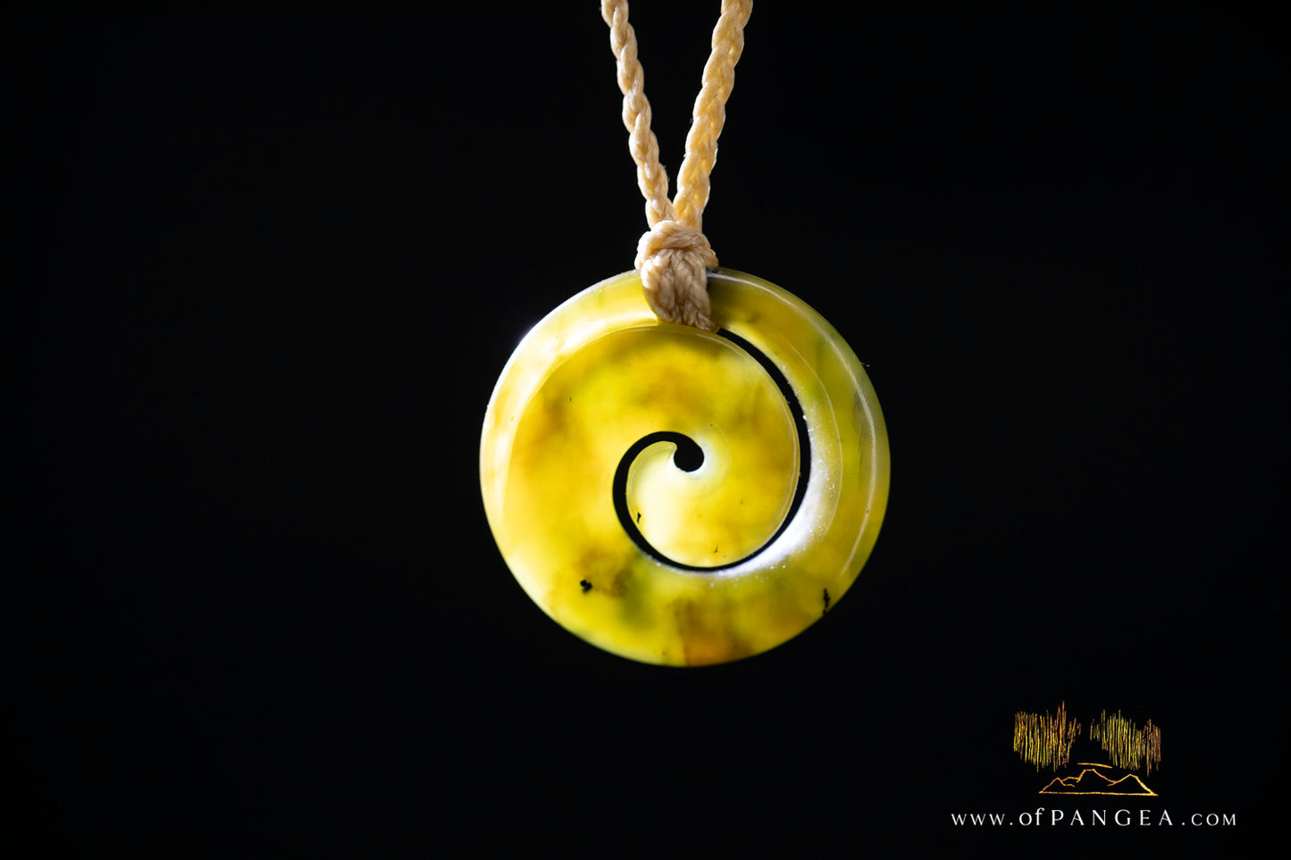Koru - Siberian Nephrite Jade Necklace  || JF1333
