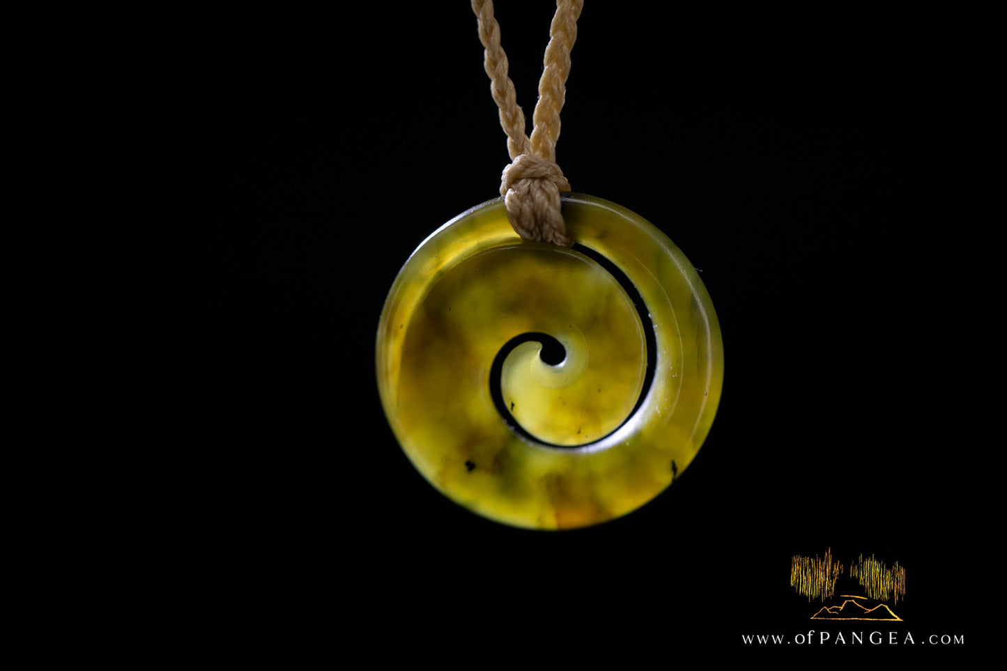 Koru - Siberian Nephrite Jade Necklace  || JF1333