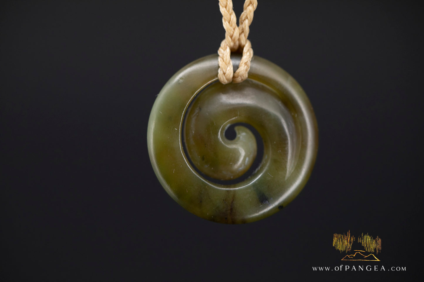 Koru - Siberian Nephrite Jade Necklace  || JF1333