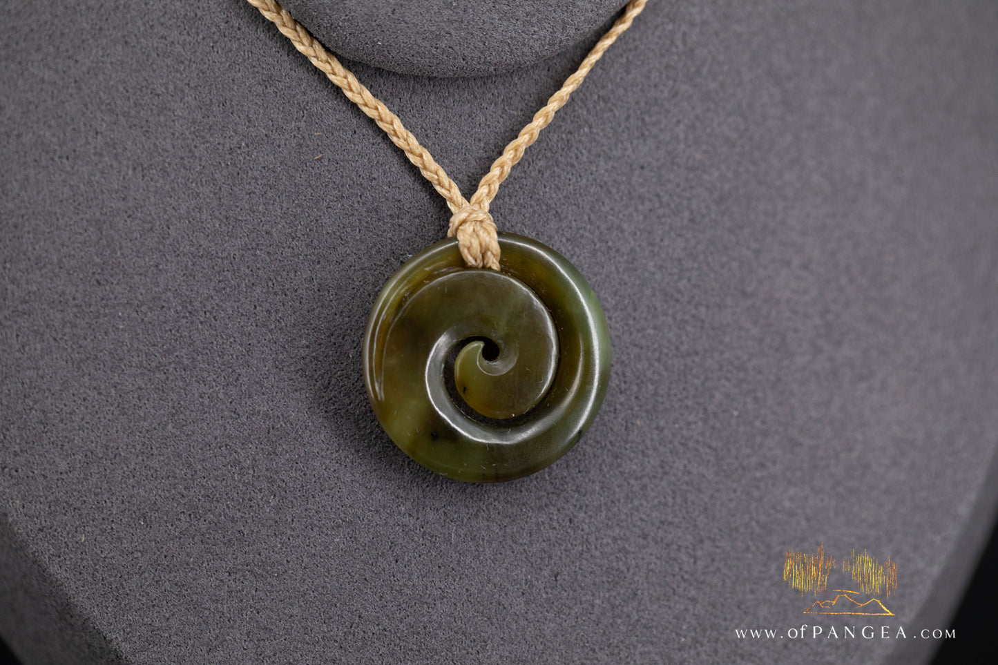 Koru - Siberian Nephrite Jade Necklace  || JF1333