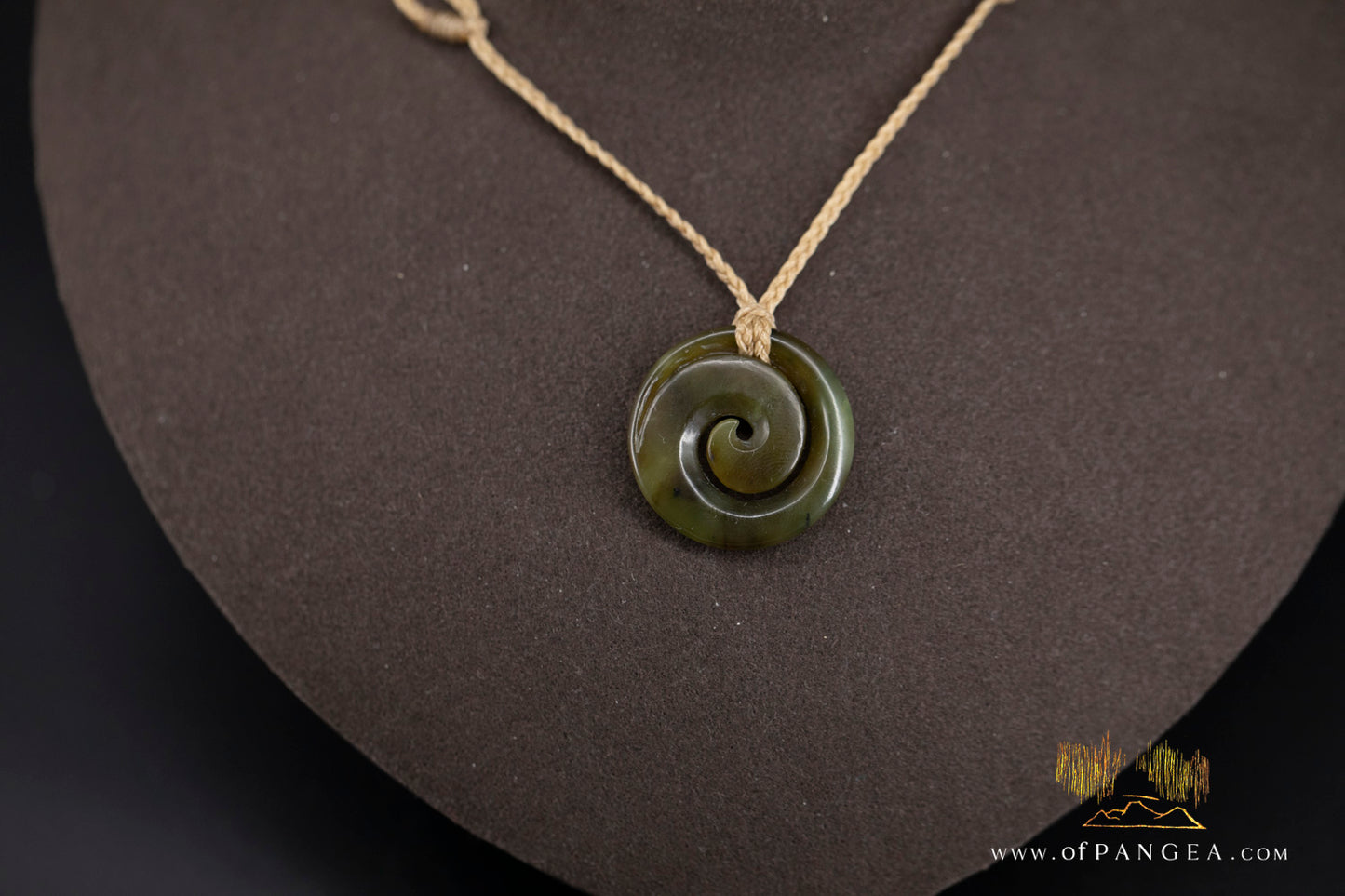 Koru - Siberian Nephrite Jade Necklace  || JF1333