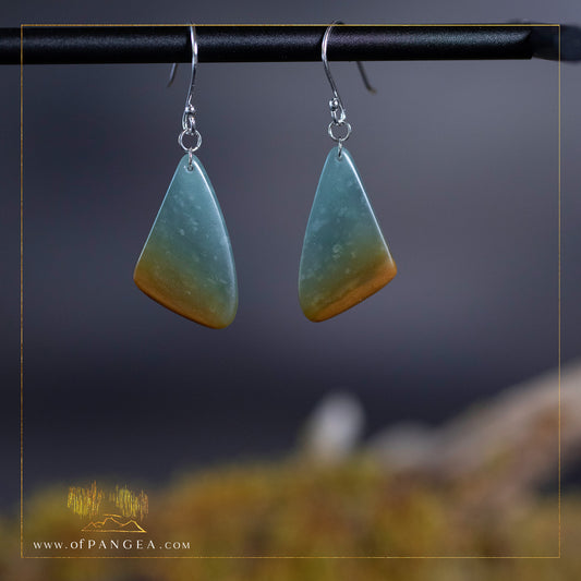 Mariposa Earrings - Guatemalan princesa jadeite