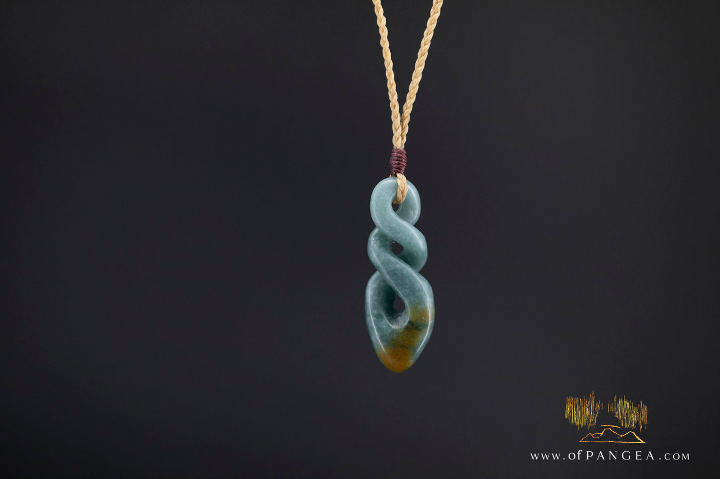 Pikorua double twist - Guatemalan princesa jadeite - AAA || JF1360