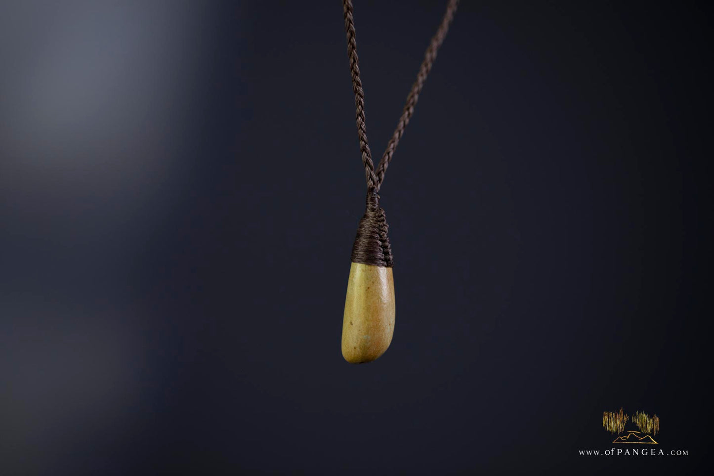 Roimata Teardrop Pendant - Raukaraka Pounamu - Nephrite Jade - New Zealand