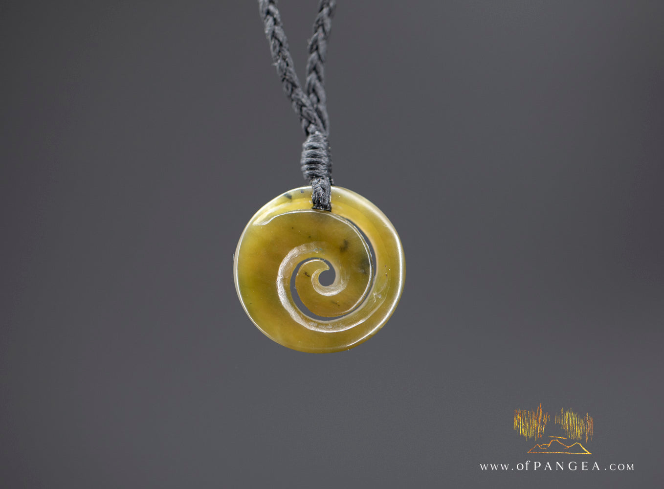 Koru - Siberian Nephrite Jade Necklace  || JF1502