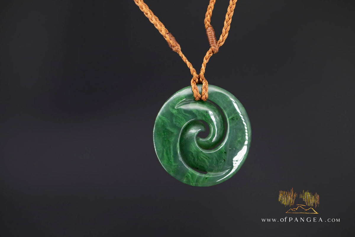 Double Koru - Large British Columbian Nephrite Jade || JF1750