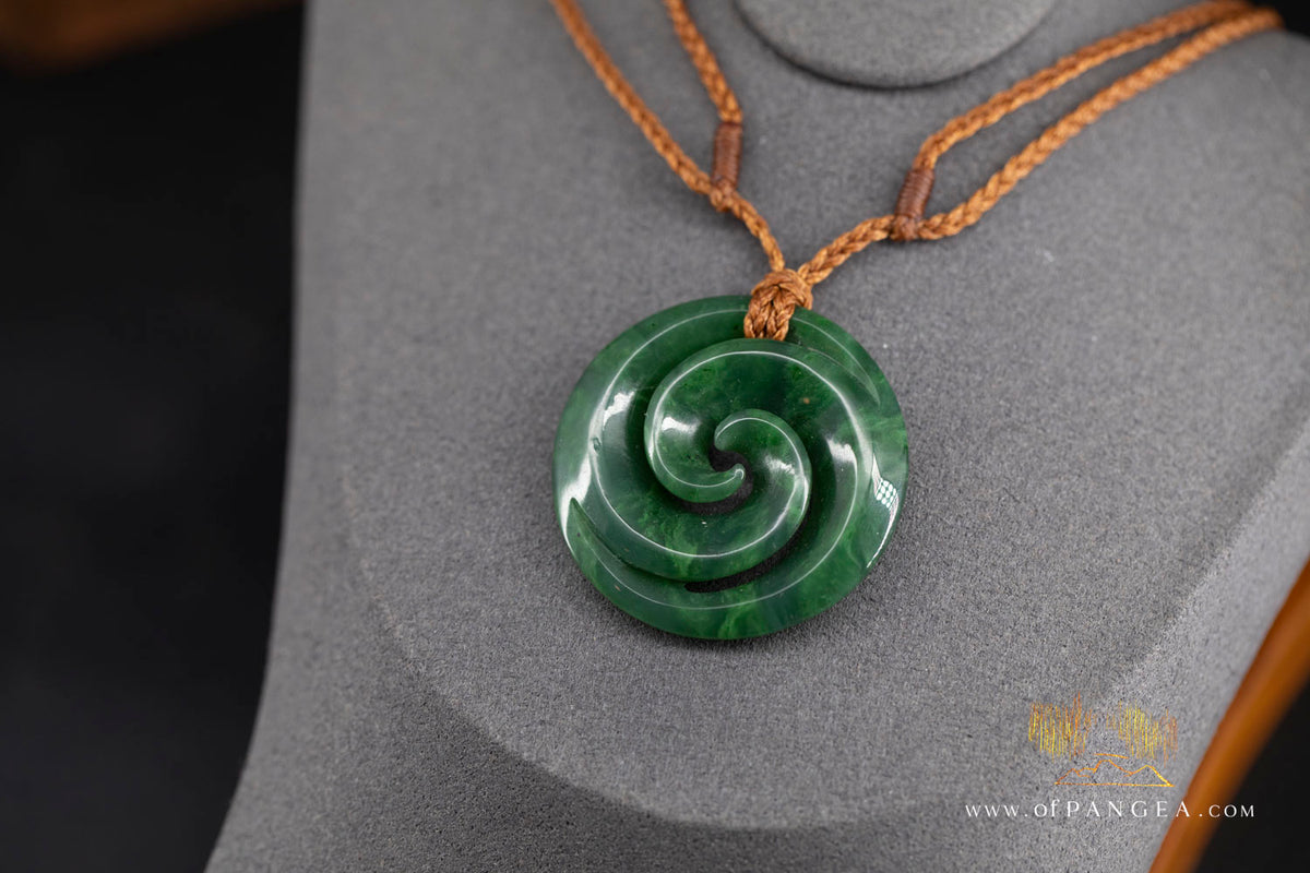 Double Koru - Large British Columbian Nephrite Jade || JF1750