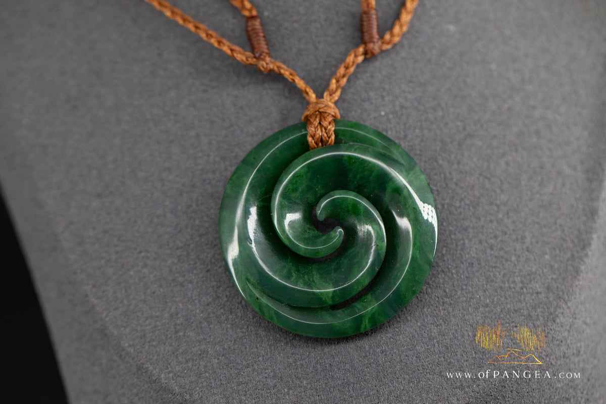 Double Koru - Large British Columbian Nephrite Jade || JF1750