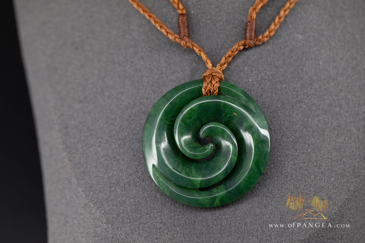 Double Koru - Large British Columbian Nephrite Jade || JF1750