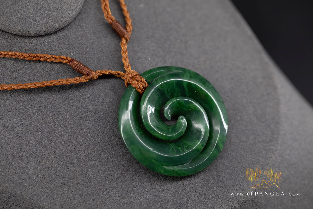 Double Koru - Large British Columbian Nephrite Jade || JF1750