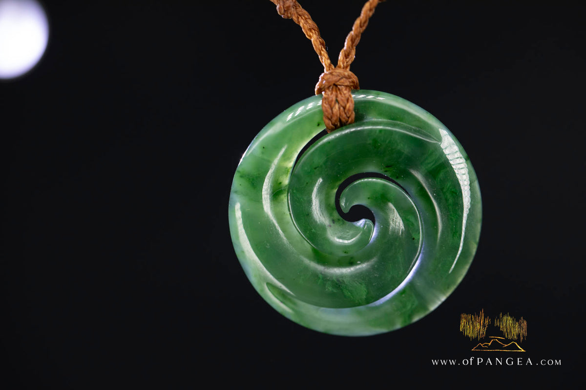 Double Koru - Large British Columbian Nephrite Jade || JF1750