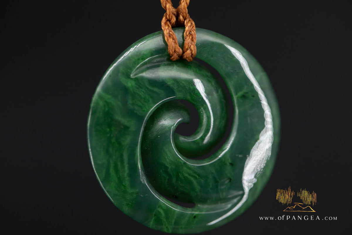 Double Koru - Large British Columbian Nephrite Jade || JF1750