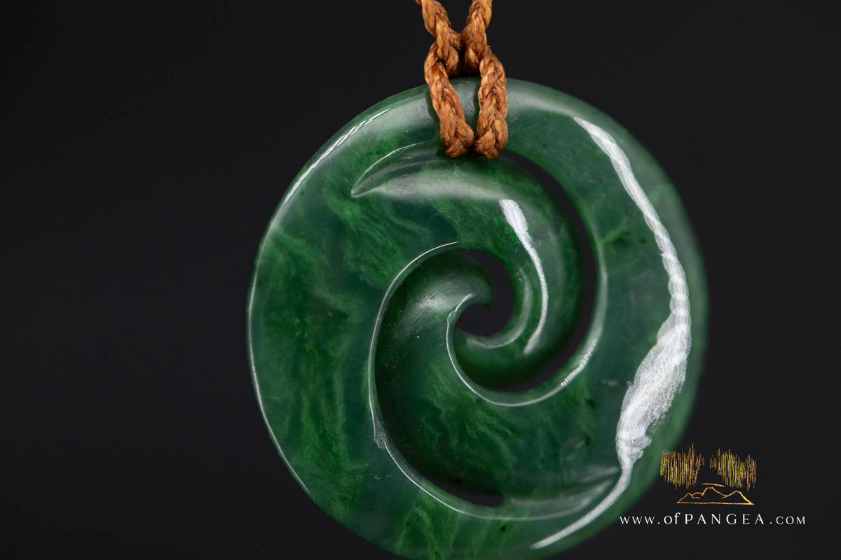 Double Koru - Large British Columbian Nephrite Jade || JF1750