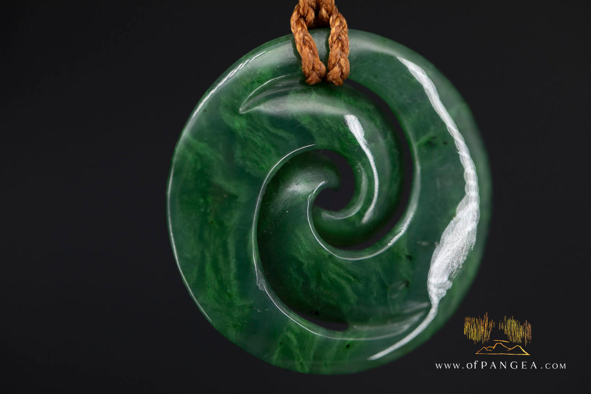 Double Koru - Large British Columbian Nephrite Jade || JF1750