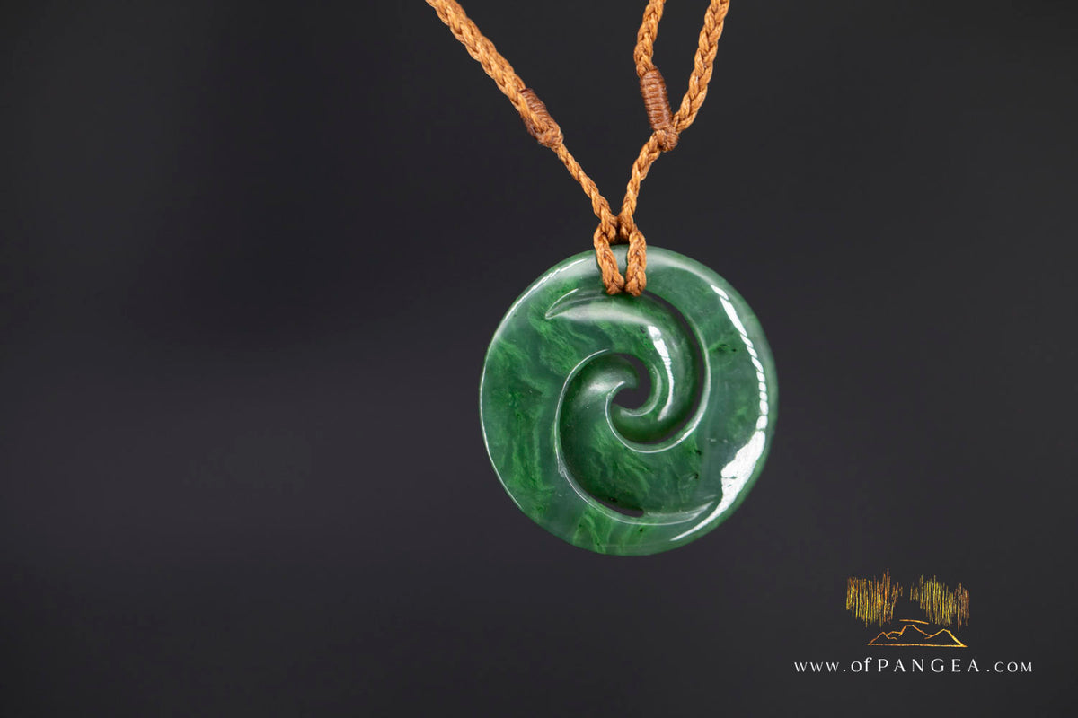 Double Koru - Large British Columbian Nephrite Jade || JF1750