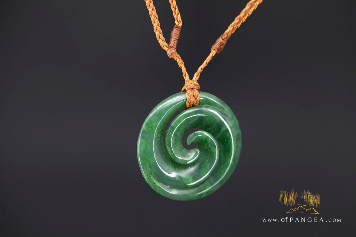 Double Koru - Large British Columbian Nephrite Jade || JF1750