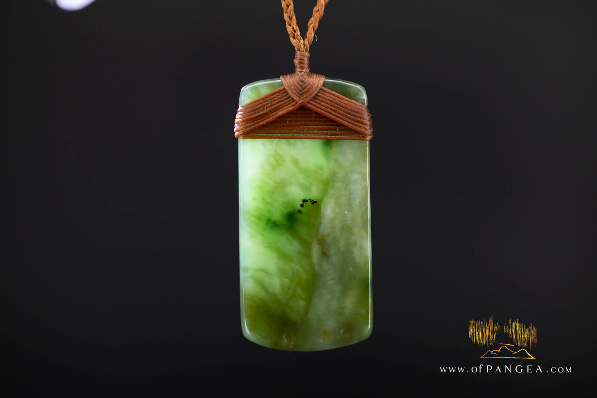 Toki (Adze) Necklace - Siberian Nephrite Jade || JF1840