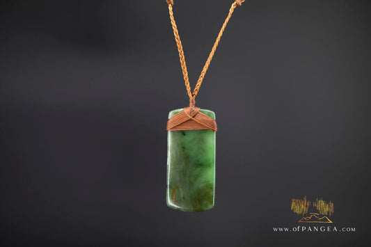 Toki (Adze) Necklace - Siberian Nephrite Jade || JF1840