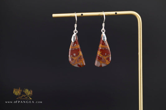 Noreena Jasper - Earrings - Italian Sterling Silver || JF2078