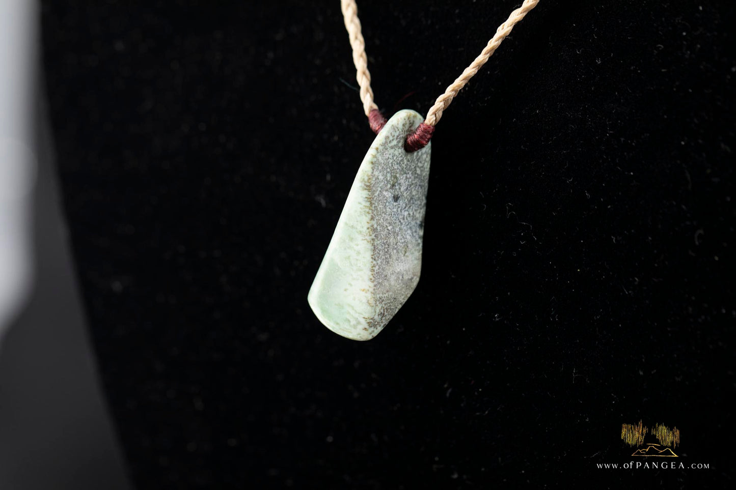 Kokopu Inanga freeform Pounamu Nephrite Jade Necklace || JF441