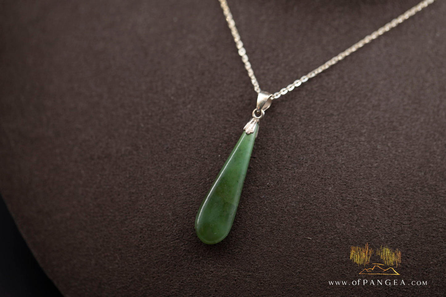 Teardrop Roimata - Guatemalan Princesa Jadeite Necklace || JF566