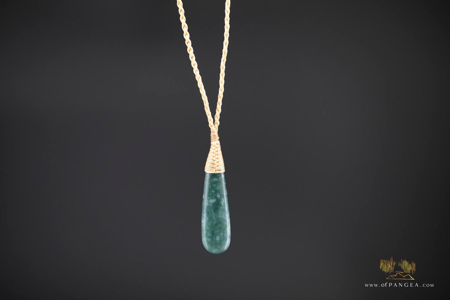 Teardrop Roimata - Guatemalan Princesa Jadeite Necklace || JF672