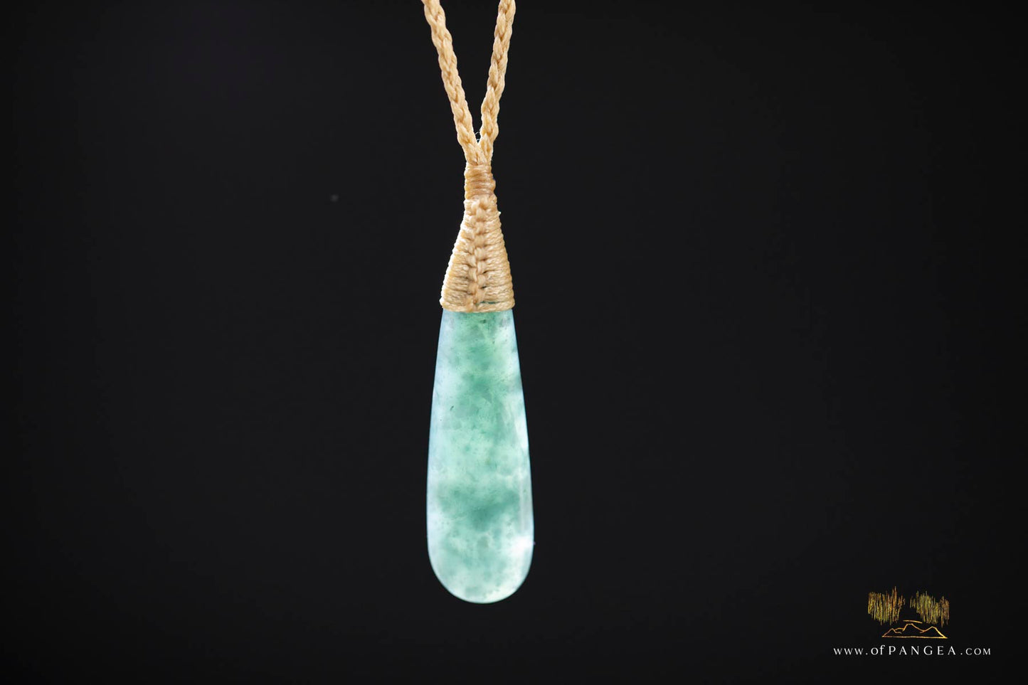 Teardrop Roimata - Guatemalan Princesa Jadeite Necklace || JF672