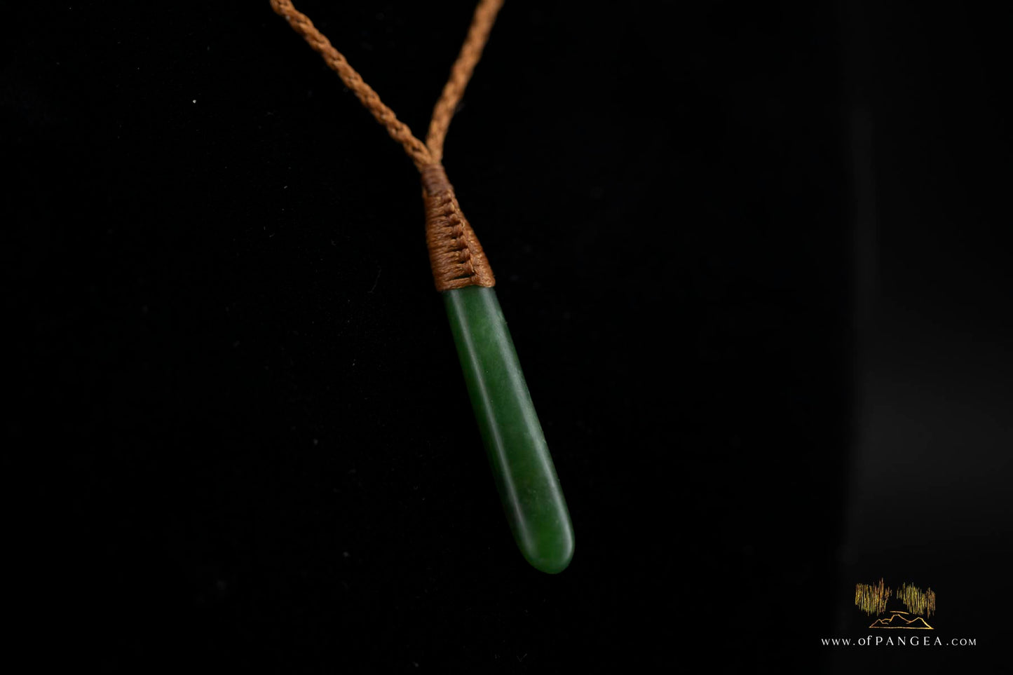 Teardrop Roimata - Kahurangi Pounamu Nephrite Jade Necklace || JF673