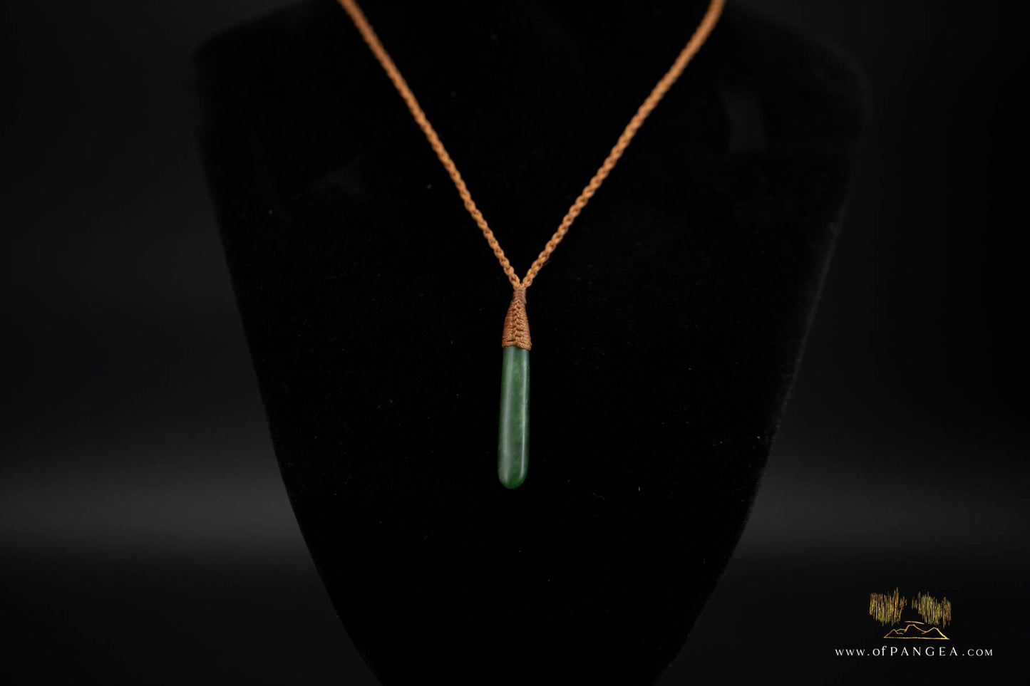 Teardrop Roimata - Kahurangi Pounamu Nephrite Jade Necklace || JF673
